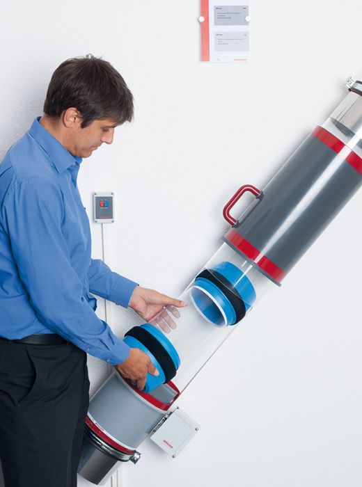 Materiallogistik mit Rohrpost